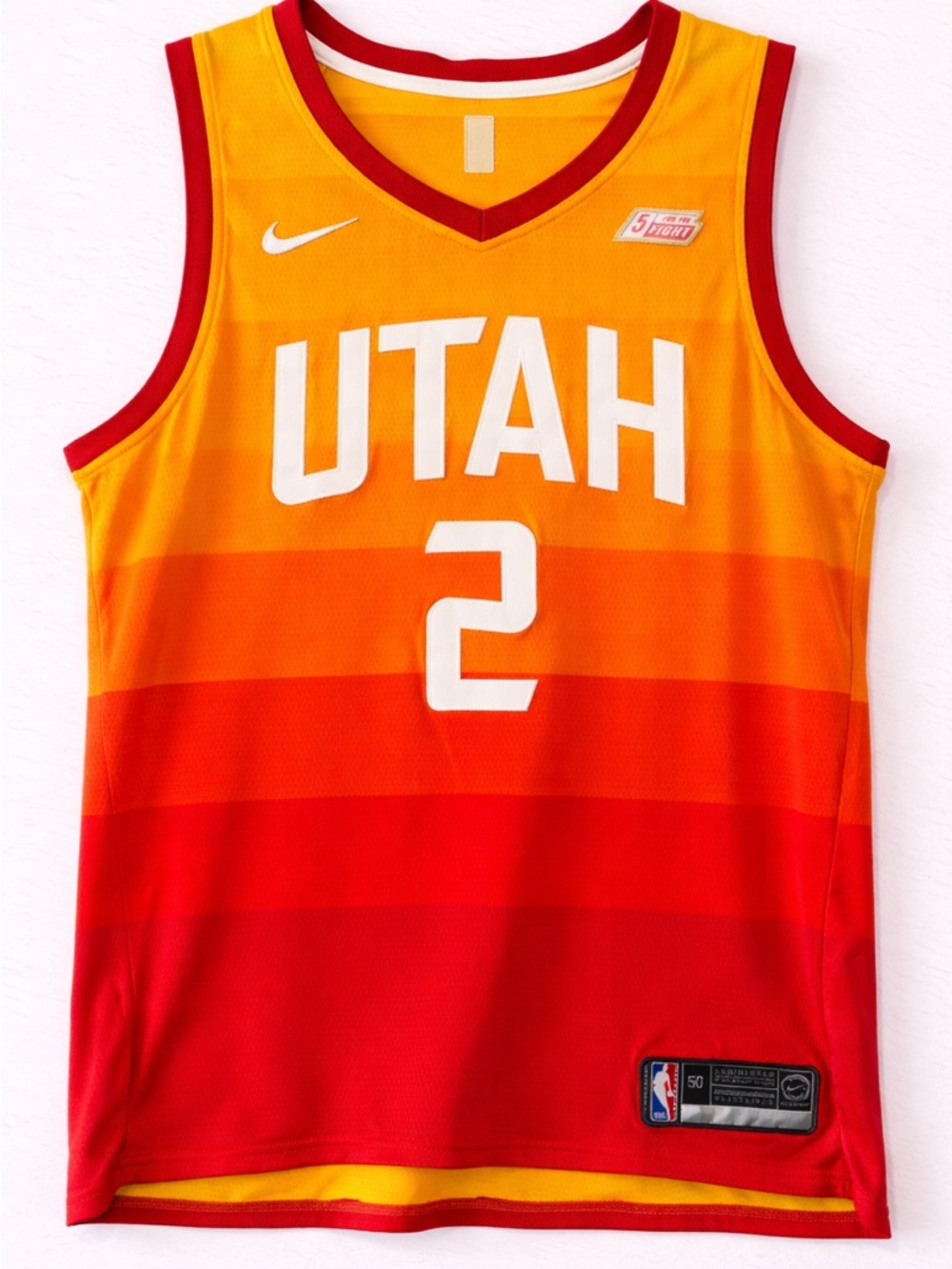 Joe Ingles Utah Jazz Jersey Nike City Edition Orange Gradient Men’s Size L #2